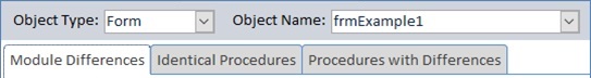Filter Macro and Module Code Differences by Object Type and Name Filter Macro and Module Code Differences by Object Type and Name